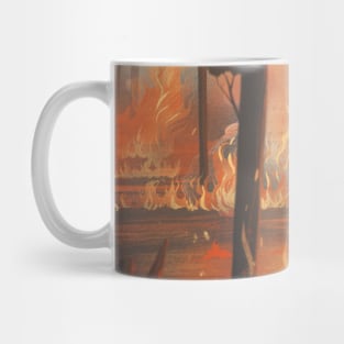 Fire in Australia Mug